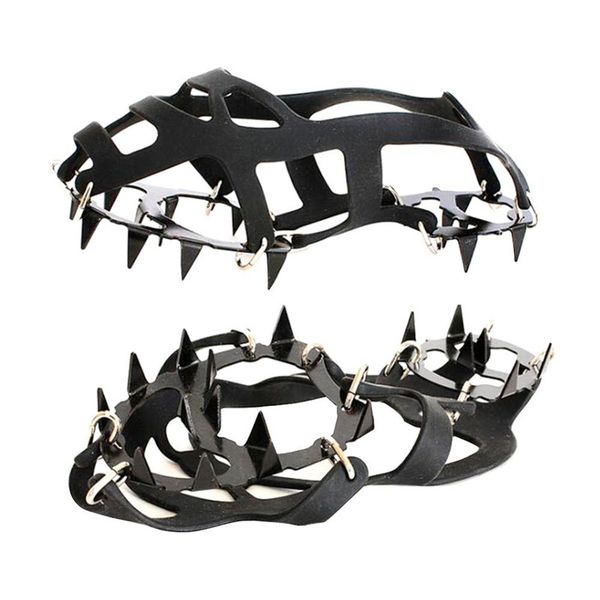 1 pair of 18 teeth non-slip shoes crampons ice snow winter outdoor sports hiking shoes nails spikes plywoodhiking shoes
1 pair of 18 teeth non-slip shoes crampons ice snow winter outdoor sports hiking shoes nails spikes plywoodhiking shoes