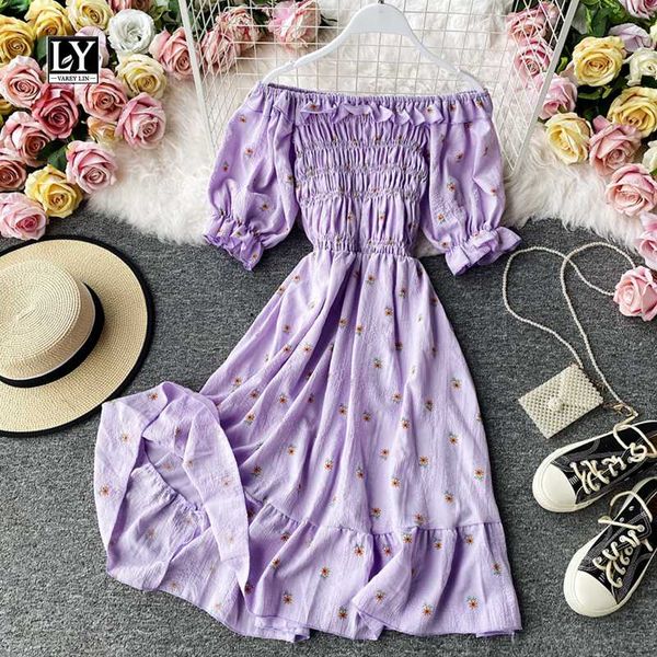 ly varey lin new summer slash neck puff sleeve chiffon dress slim short sleeve high waist women party dress, Black;gray
ly varey lin new summer slash neck puff sleeve chiffon dress slim short sleeve high waist women party dress, Black;gray