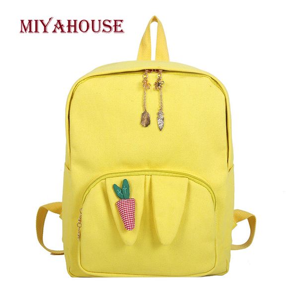 miyahouse cute solid color backpack women simple canvas carrot zipper backpack for teenage girl high capacity school knapsack
miyahouse cute solid color backpack women simple canvas carrot zipper backpack for teenage girl high capacity school knapsack