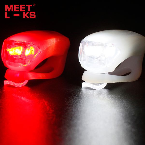 meetlocks silicon front & rear light ultra quality safety warning white and red kit bike light set
meetlocks silicon front & rear light ultra quality safety warning white and red kit bike light set