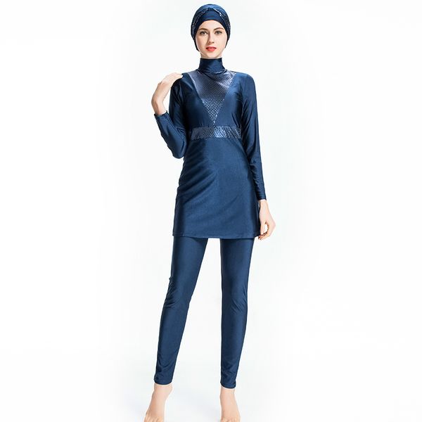 2019 modest muslim swimwear women islam three pieces full cover plus size islamic swim wear long sleeve hijab beachwear swimsuit
2019 modest muslim swimwear women islam three pieces full cover plus size islamic swim wear long sleeve hijab beachwear swimsuit