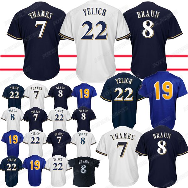 Milwaukee 22 Christian Yelich Brewers jersey 19 Robin Yount 8 Ryan Braun jersey men Baseball Jerseys
Milwaukee 22 Christian Yelich Brewers jersey 19 Robin Yount 8 Ryan Braun jersey men Baseball Jerseys