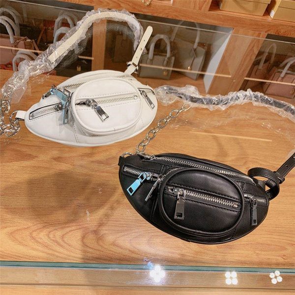 black and white designer brand waist bag for men and women designer chest bag leather fanny pack 
black and white designer brand waist bag for men and women designer chest bag leather fanny pack