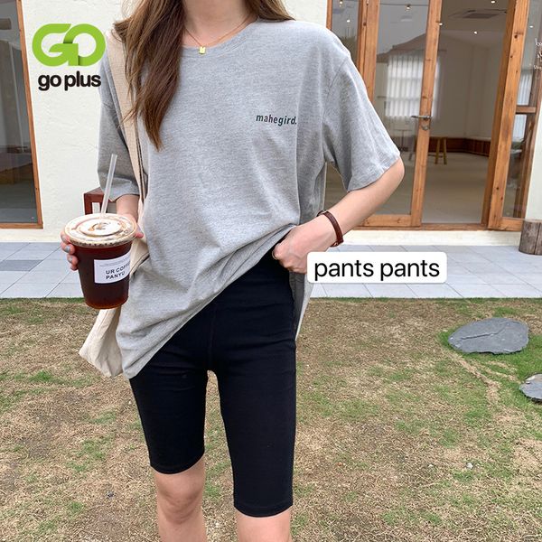 women's shorts goplus summer biker korean style black elastic high waist skinny women spodenki damskie ropa de mujer, White;black
women's shorts goplus summer biker korean style black elastic high waist skinny women spodenki damskie ropa de mujer, White;black