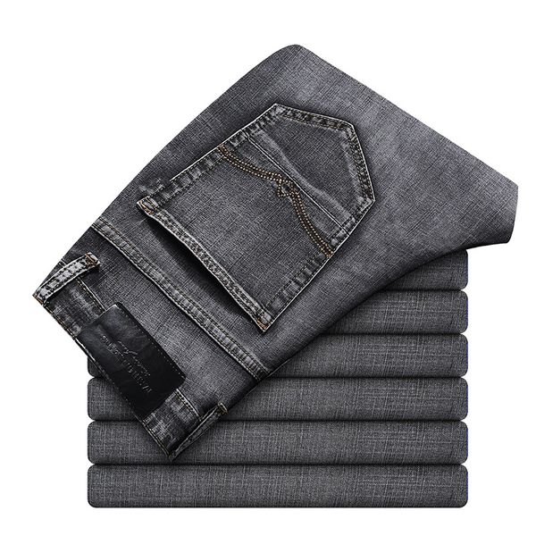 brand men grey casual jeans 2019 new fashion business stretch straight denim trousers pants male plus size 40, Blue
brand men grey casual jeans 2019 new fashion business stretch straight denim trousers pants male plus size 40, Blue