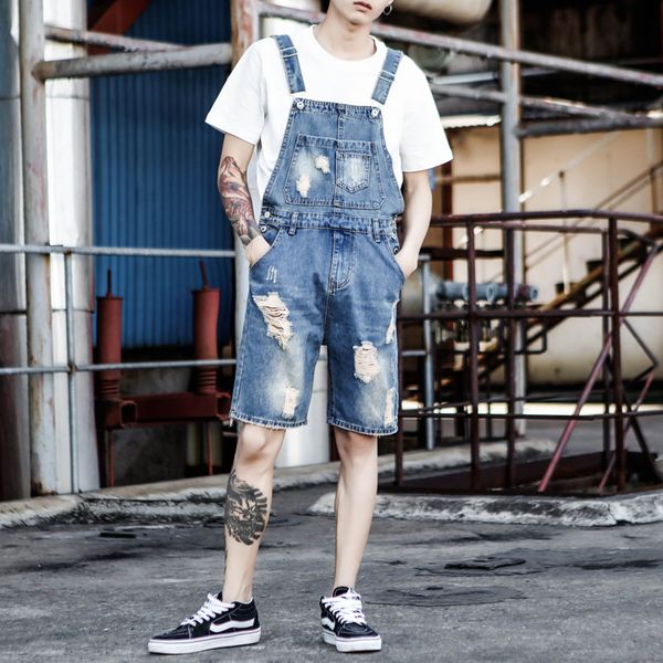 men's pants men's 2019 new denim one-piece shorts summer japanese holes overalls jumpsuits size s-4xl 5xl, Blue
men's pants men's 2019 new denim one-piece shorts summer japanese holes overalls jumpsuits size s-4xl 5xl, Blue