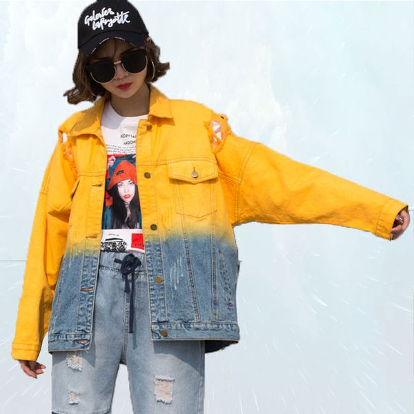 destroyed boyfriend denim jacket fashion two tone lapel jacket women single breasted casual jackets and coats casaco feminino 77, Black;brown
destroyed boyfriend denim jacket fashion two tone lapel jacket women single breasted casual jackets and coats casaco feminino 77, Black;brown