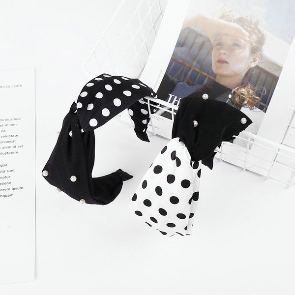 polka dot fashion headband with pearl ladies hair accessories daily wear matching pieces headband trend headdress direct sales, Black;brown
polka dot fashion headband with pearl ladies hair accessories daily wear matching pieces headband trend headdress direct sales, Black;brown