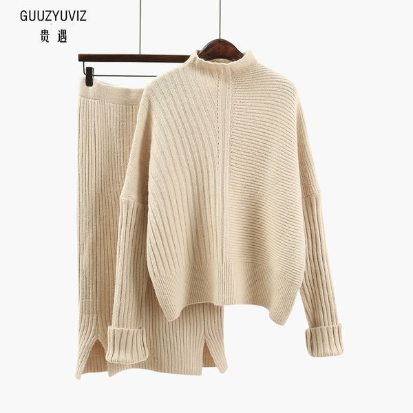 guuzyuviz 2020 autumn winter women set high waist knitted mid-long skirt and pullover thicken warm sweater 2 piece set women, Gray
guuzyuviz 2020 autumn winter women set high waist knitted mid-long skirt and pullover thicken warm sweater 2 piece set women, Gray