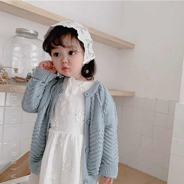 2019 spring autumn cute girls fashion knitting cardigans baby girl solid color all-match sweaters coats, Blue
2019 spring autumn cute girls fashion knitting cardigans baby girl solid color all-match sweaters coats, Blue