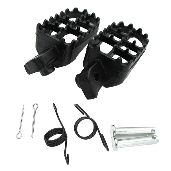 2pcs foot pegs footrests l & r for yamaha pw 50 80 tw200 pw50 pw80 50 70 110 125cc motocross dirt bike, black
2pcs foot pegs footrests l & r for yamaha pw 50 80 tw200 pw50 pw80 50 70 110 125cc motocross dirt bike, black