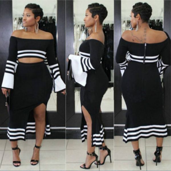 womens two piece sets women casual designer two piece dress lady brand suits flare sleeve slash neck + ruched dresses wholesale, White
womens two piece sets women casual designer two piece dress lady brand suits flare sleeve slash neck + ruched dresses wholesale, White