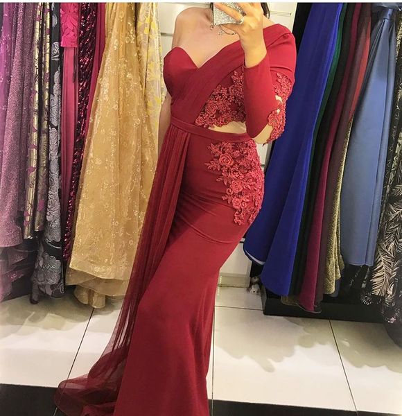 2020 arabic aso ebi red mermaid evening dresses lace beaded prom dresses high split formal party second reception gowns zj205, Black;red
2020 arabic aso ebi red mermaid evening dresses lace beaded prom dresses high split formal party second reception gowns zj205, Black;red