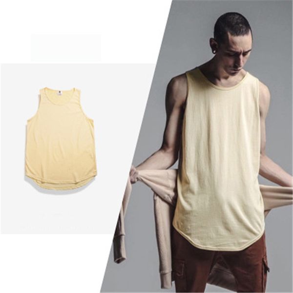 2020 men' women' high street european and american personality arc hem men' solid color loose bottoming vest multi-color, White;black
2020 men' women' high street european and american personality arc hem men' solid color loose bottoming vest multi-color, White;black