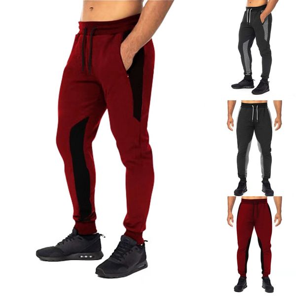 men casual loose letter patchwork drawstring elastic waist long pants trousers pantalones hombre streetwear joggers sweatpants, Black
men casual loose letter patchwork drawstring elastic waist long pants trousers pantalones hombre streetwear joggers sweatpants, Black