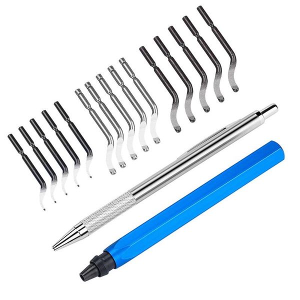 deburring tool kit set 15 pcs for metal steel aluminum plastic wood fiberboard hand tool sets household gadgets
deburring tool kit set 15 pcs for metal steel aluminum plastic wood fiberboard hand tool sets household gadgets