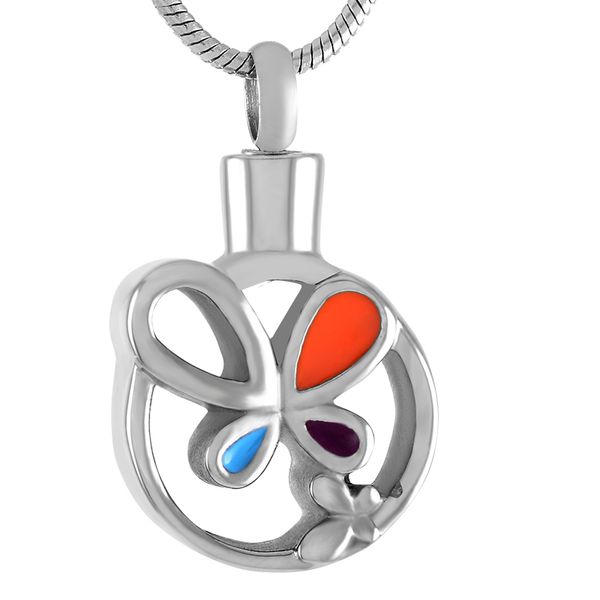 z241 silver colour stainless steel butterfly cremation urn necklace lost pet souvenir pendant funeral jewelry for women
z241 silver colour stainless steel butterfly cremation urn necklace lost pet souvenir pendant funeral jewelry for women