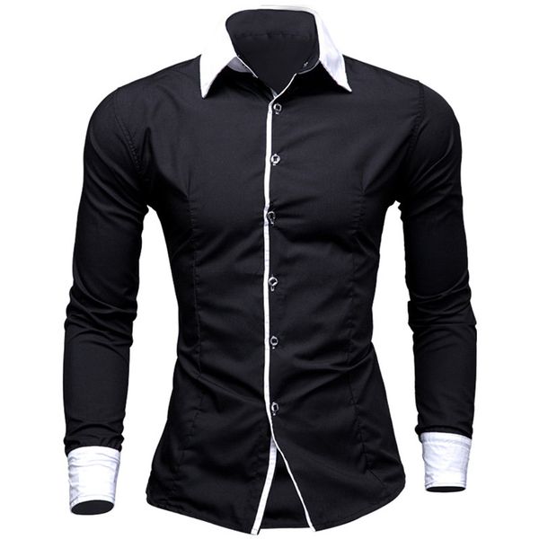 solid color mens designer shirts england style casual slim button long sleeved lapel neck shirts fashion men shirts, White;black
solid color mens designer shirts england style casual slim button long sleeved lapel neck shirts fashion men shirts, White;black
