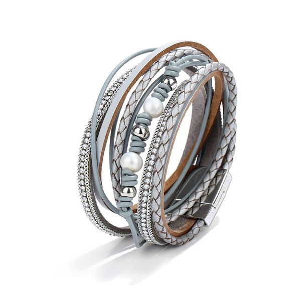 design vintage multilayer leather bracelet for women men bohemian beach bead pearl charm wrap bracelets bangle femme fashion jewelry, Golden;silver
design vintage multilayer leather bracelet for women men bohemian beach bead pearl charm wrap bracelets bangle femme fashion jewelry, Golden;silver