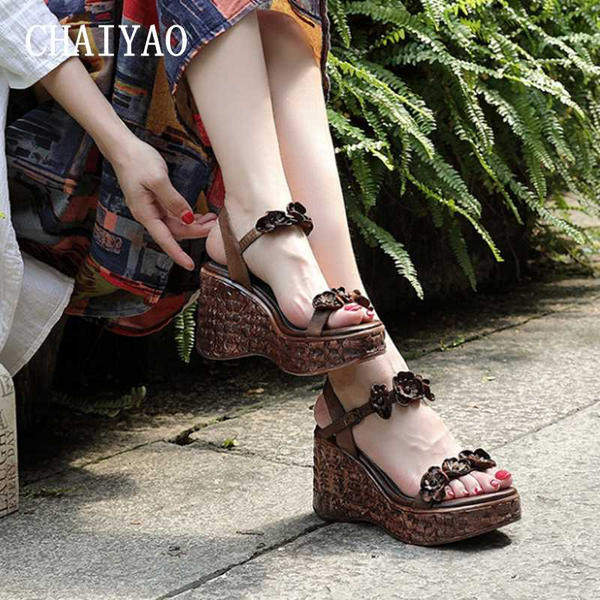 2020 super high women sandals vintage pu leather national wind ladies shoes open toe flowers retro handmade women sandals, Black
2020 super high women sandals vintage pu leather national wind ladies shoes open toe flowers retro handmade women sandals, Black