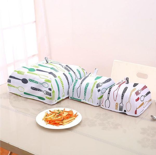 foldable the food dustproof cover tableware knife and fork printing pattern heat preservation fold the food meal heat preservation cover
foldable the food dustproof cover tableware knife and fork printing pattern heat preservation fold the food meal heat preservation cover