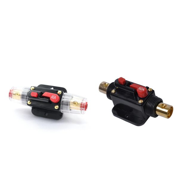 2 стерео кусочки dc 12v-48v car audio circuit breaker предохранителями приступы для 4-8 gauge провода 40 / 60а
2 стерео кусочки dc 12v-48v car audio circuit breaker предохранителями приступы для 4-8 gauge провода 40 / 60а