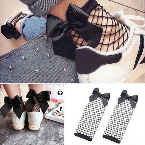 bow tie cool female hollow fishnet socks dress bowknot fishnets socks women calcetines, Black;white
bow tie cool female hollow fishnet socks dress bowknot fishnets socks women calcetines, Black;white