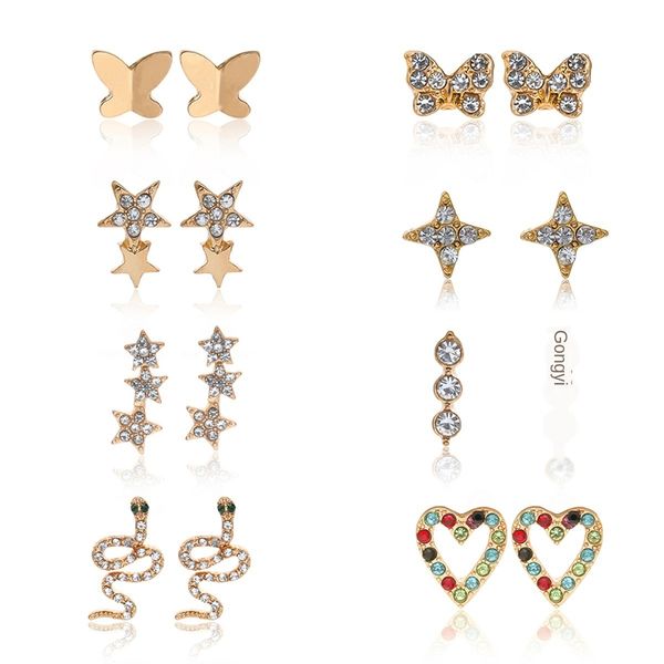 butterfly necklace jewelry link chain butterfly accessories mix and match set heart-shaped color earring simple small butterfly mi, Silver
butterfly necklace jewelry link chain butterfly accessories mix and match set heart-shaped color earring simple small butterfly mi, Silver