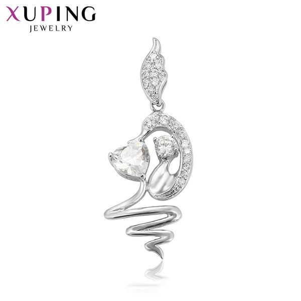 xuping luxury exquisite jewelry pendant necklace european style for women christmas thanksgiving gift s119,5-30408, Silver
xuping luxury exquisite jewelry pendant necklace european style for women christmas thanksgiving gift s119,5-30408, Silver