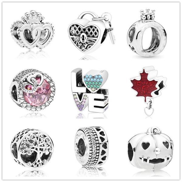 european10pcs maple opulent flower family tree bead fit pandora charms silver 925 bracelet jewelry for women man making n001, Black
european10pcs maple opulent flower family tree bead fit pandora charms silver 925 bracelet jewelry for women man making n001, Black