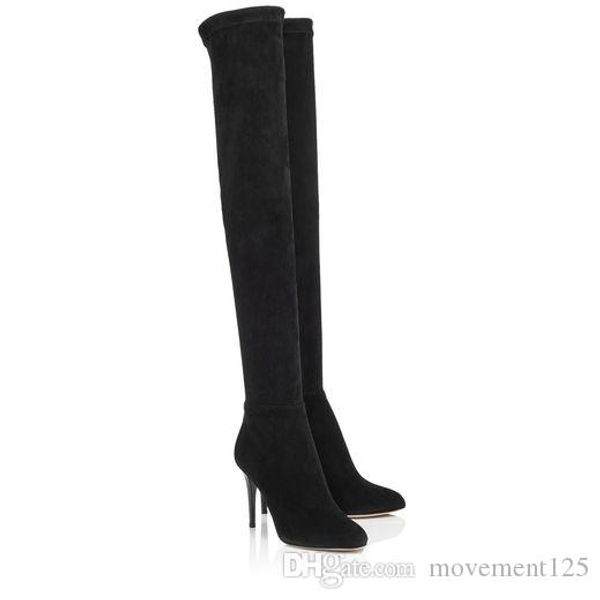 italian-made toni stretch suede leather over-the-knee boots women stiletto boot high heels with zipper lady slim thigh high boots, Black
italian-made toni stretch suede leather over-the-knee boots women stiletto boot high heels with zipper lady slim thigh high boots, Black