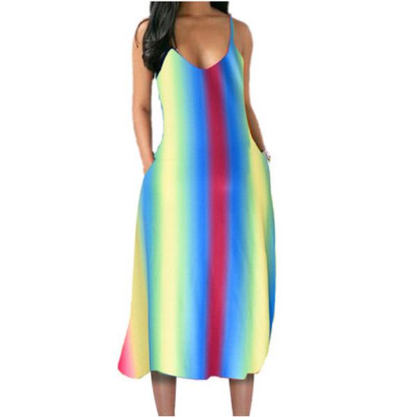 womens designer summer gradient camisole dress lady new sleeveless dress ladys casual long skirt women loose breathable dress sale, Black;gray
womens designer summer gradient camisole dress lady new sleeveless dress ladys casual long skirt women loose breathable dress sale, Black;gray