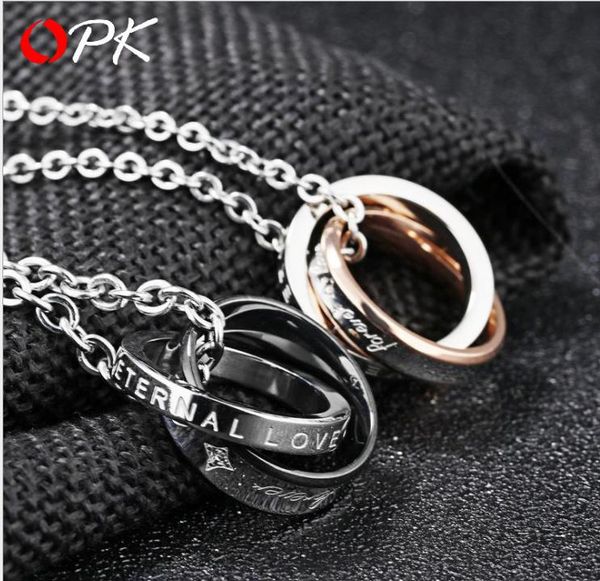 new stainless steel romantic pendant accessories couple titanium steel necklace, Silver
new stainless steel romantic pendant accessories couple titanium steel necklace, Silver