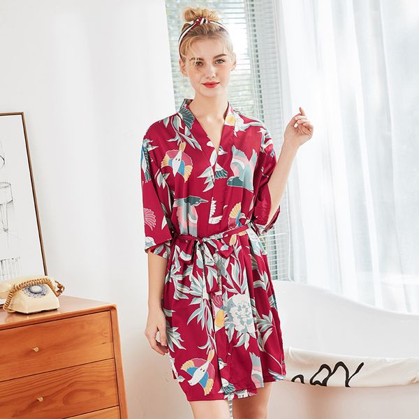 plus size summer women's sleep robe nightgown yukata half sleeve lady rayon kimono pajamas sleepwear sleep beach spa clothes, Black;red
plus size summer women's sleep robe nightgown yukata half sleeve lady rayon kimono pajamas sleepwear sleep beach spa clothes, Black;red