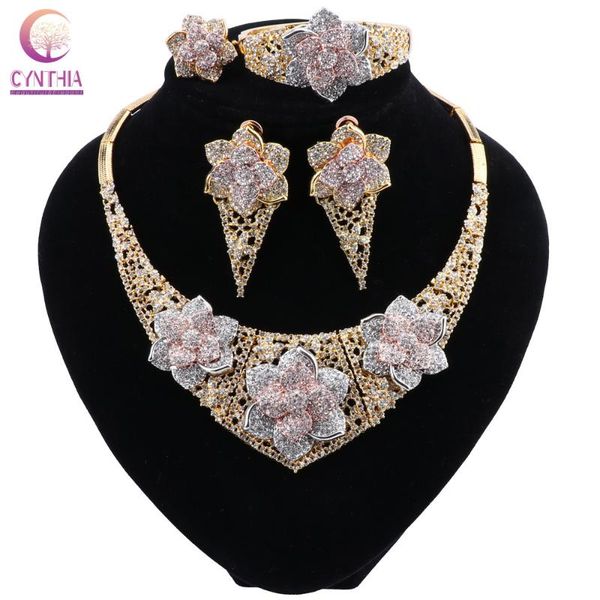 cynthia nigerian jewelry sets for women wedding flower african beads necklace earrings set bridal jewelry set, Silver
cynthia nigerian jewelry sets for women wedding flower african beads necklace earrings set bridal jewelry set, Silver