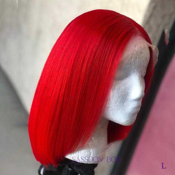 red ombre colored short straight bob wigs lace front human hair wigs 130% brazilian remy for black women 13*4 plucked bleached, Black;brown
red ombre colored short straight bob wigs lace front human hair wigs 130% brazilian remy for black women 13*4 plucked bleached, Black;brown