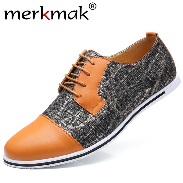merkmak round toe men shoes fashion lace-up leather casual shoes breathable wear-resistant men sneakers classic big size flats, Black
merkmak round toe men shoes fashion lace-up leather casual shoes breathable wear-resistant men sneakers classic big size flats, Black