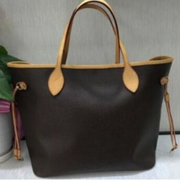 

european fashion brand new women real leather 32cm 40cm speedy shopping handbag neverfully shoulder bag tote purse with pouch