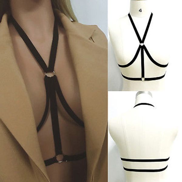 lady amazing bralette caged back cut out strappy padded bra bralet vest bra set, Black;white
lady amazing bralette caged back cut out strappy padded bra bralet vest bra set, Black;white