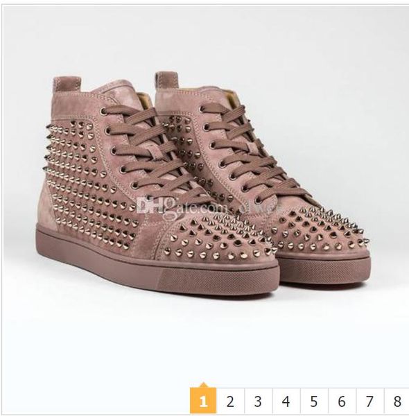 suede genuine leather red bottom sneakers shoes men spikes sneaker luxurious women studs leisure party dress wedding men trainers 35-47, Black
suede genuine leather red bottom sneakers shoes men spikes sneaker luxurious women studs leisure party dress wedding men trainers 35-47, Black