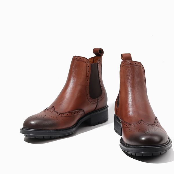 autumn winter genuine leather ankle boots men shoes warm classic male casual motorcycle carving men boots, Black
autumn winter genuine leather ankle boots men shoes warm classic male casual motorcycle carving men boots, Black