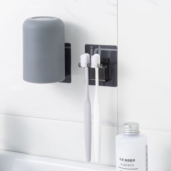 creative plain-color wall-mounted toothbrush holder, environmental-friendly plastic washing cup, thickened round cup
creative plain-color wall-mounted toothbrush holder, environmental-friendly plastic washing cup, thickened round cup