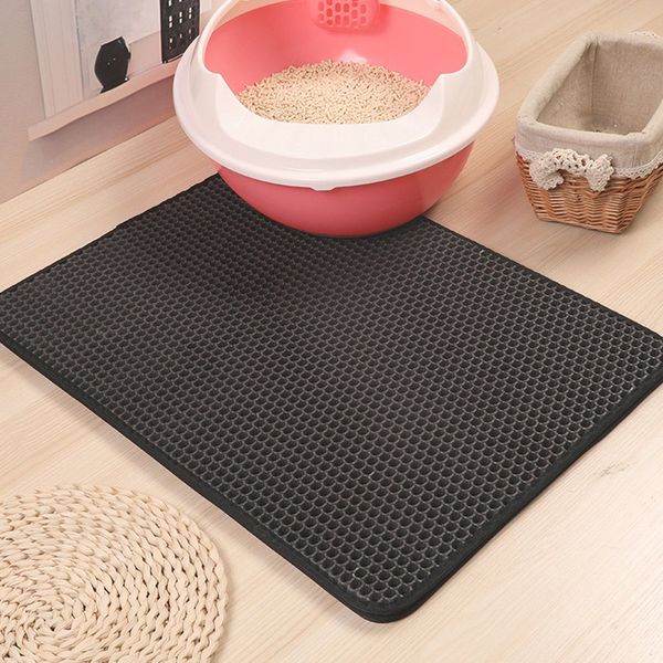 waterproof pet cat litter mat eva double layer cat litter trapping pets mat pad bottom non-slip pet litter cat mat floor
waterproof pet cat litter mat eva double layer cat litter trapping pets mat pad bottom non-slip pet litter cat mat floor