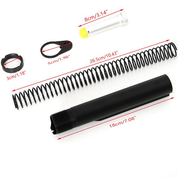 tactical ar15 latch mil-spec 6 position buffer extension tube rod assembly /kit 5 items combo cylinder rod end plate spring nut
tactical ar15 latch mil-spec 6 position buffer extension tube rod assembly /kit 5 items combo cylinder rod end plate spring nut