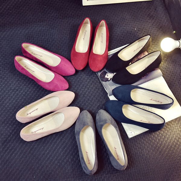 shoes woman ladies flats shoes ballet candy color sandals casual ballerina sweet loafers zapatos de mujer damen schuhe@py, Black
shoes woman ladies flats shoes ballet candy color sandals casual ballerina sweet loafers zapatos de mujer damen schuhe@py, Black