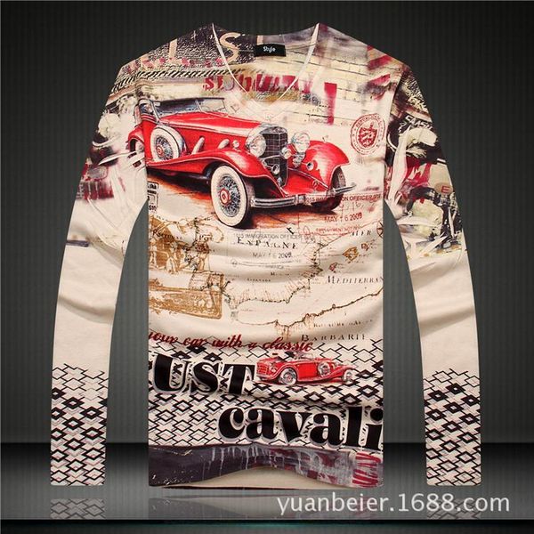 2019 with the wind printing v lead long sleeve t pity personality man t t-shirt tide men's wear will code t pity male, White;black
2019 with the wind printing v lead long sleeve t pity personality man t t-shirt tide men's wear will code t pity male, White;black