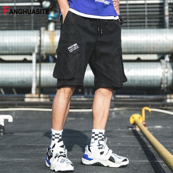 2020 new men casual shorts loose fashion multi pocket cargo shorts solid color elastic waist design hip hop jogging a968, White;black
2020 new men casual shorts loose fashion multi pocket cargo shorts solid color elastic waist design hip hop jogging a968, White;black