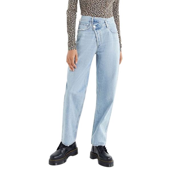 jeans women leisure loose high waist retro wide leg womens jean korean style all-match simple full-length trendy zipper #c, Blue
jeans women leisure loose high waist retro wide leg womens jean korean style all-match simple full-length trendy zipper #c, Blue