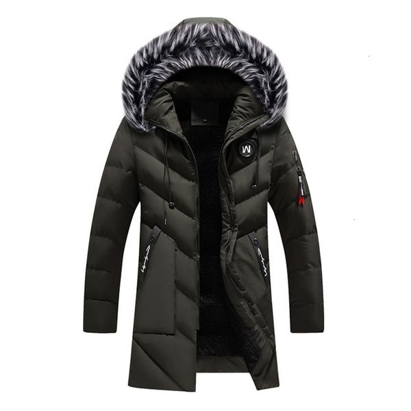 2019 newly fashion winter jacket men fur collar hooded long coat velvet warm parka men thick outwear casual windproof trench, Black
2019 newly fashion winter jacket men fur collar hooded long coat velvet warm parka men thick outwear casual windproof trench, Black
