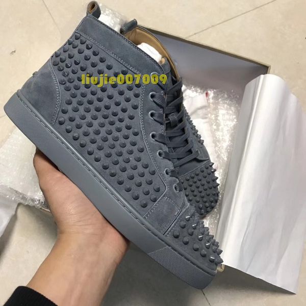 2020 popular designer woman causal shoes man sneakers fashion gray blue rivets designer shoes drop shipping size 35-46 with box, Black
2020 popular designer woman causal shoes man sneakers fashion gray blue rivets designer shoes drop shipping size 35-46 with box, Black